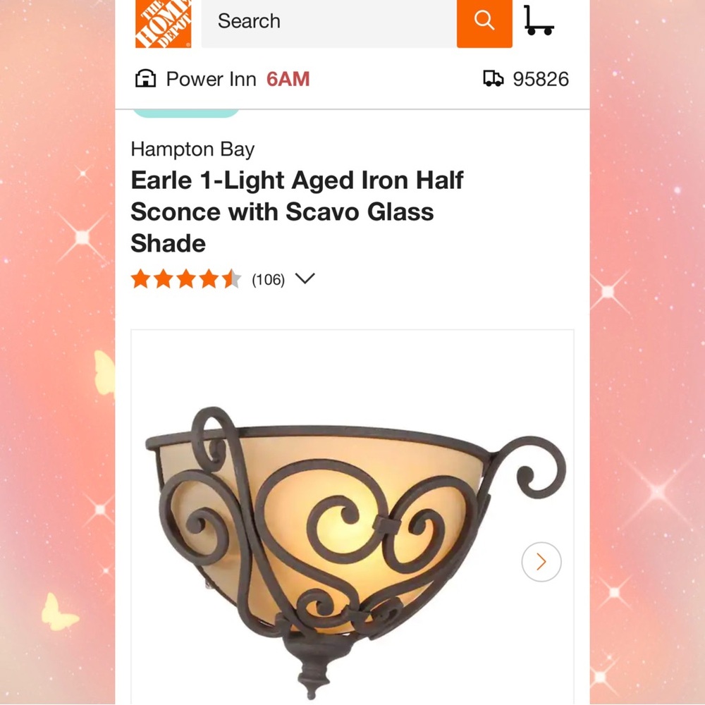 Champion Black and Cream Scrollwork Wall Accent